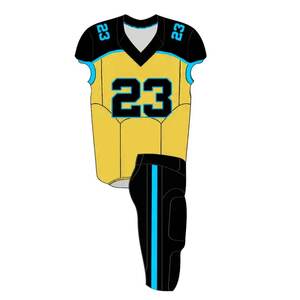 ชุดยูนิฟอร์มอเมริกันฟุตบอลแบบกำหนดเองสำหรับผู้ใหญ่ รุ่นใหม่ ราคาดีที่สุด พร้อมปักโลโก้ แขนสั้น - Product Image 5