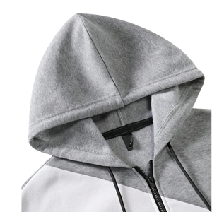 Sweat à capuche de haute qualité 100% coton, lavage à l'acide, style streetwear, coupe oversize, avec design personnalisé et impression de logo. - Product Image 4