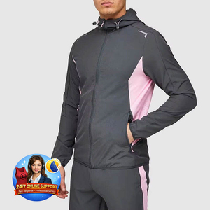 Plus Size Lightweight Breathable Custom Shell <b>Jacket</b> <b>Reflective</b> Windbreaker Tracksuit Set for <b>Men</b> & Women - Product Image 1