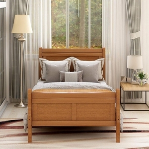 Lit en bois massif sculpté à la main, de luxe, de qualité supérieure, avec cadre et pied de lit faits à la main, pour chambre à coucher. - Product Image 6