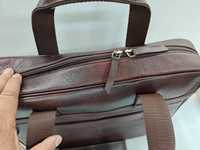 Sac messager pour ordinateur portable en cuir de vachette véritable fait main, grande capacité, imperméable, mallette de bureau, sac de voyage professionnel, vente en gros