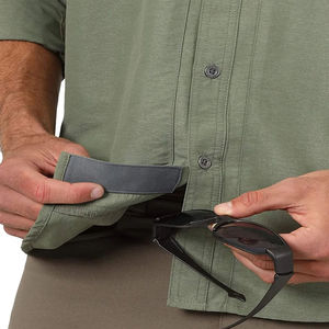 Chemise de pêche personnalisée pour homme, respirante et à séchage rapide, avec poche poitrine et aérations, idéale pour le travail décontracté ou les safaris, également disponible pour garçons. - Product Image 5