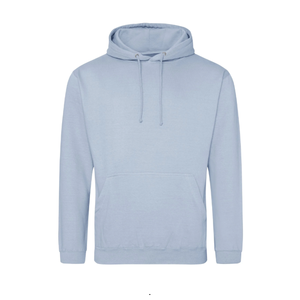 เสื้อฮู้ดดี้ผู้ชายปักลายตามสั่ง ผ้าฝ้ายเฟรนช์เทอร์รี่ 100% ทรงบ็อกซี่ มีกระเป๋าหน้า ทรงปกติ สวมใส่สบาย สีพื้น กันลมสำหรับฤดูหนาว - Product Image 1