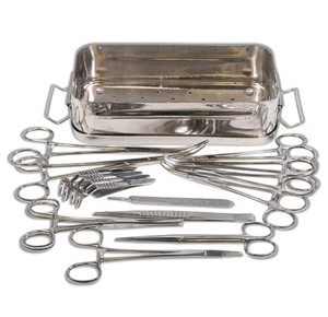 Kit d'instruments chirurgicaux réutilisables pour hôpital, outils en acier inoxydable TARIQ MFG CO - Product Image 2