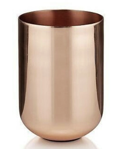 Vaso de Cobre Puro de Alta Calidad, Acabado Satinado, Brillante y Pulido, de Lujo, Decorativo, para Uso en el Hogar y Bar - Product Image 1