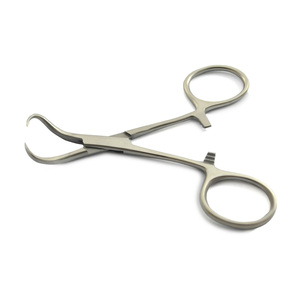 Pinza para Toallas Premium ENGR TRADERS CO. ETS-0045, Curva, con Mordazas Afiladas, de Acero Inoxidable, Instrumento Quirúrgico Veterinario Reutilizable - Product Image 4
