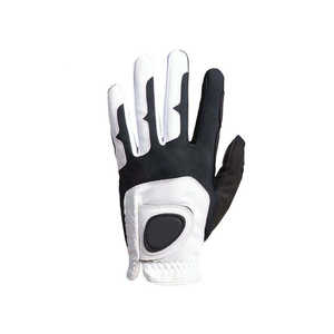 Gants de golf professionnels en cuir de qualité supérieure, doux, pour l'entraînement, avec grip thermique personnalisé, couleurs noir et blanc, en peau de mouton, pour le sport, vente en gros - Product Image 2