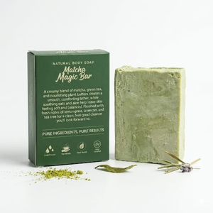 Barre Magique au Matcha pour le Nettoyage du Visage et du Corps, Soin Rafraîchissant et Bienfaits Quotidiens pour la Beauté, Barre Magique au Matcha Naturelle - Product Image 2
