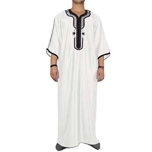 Wholesale Islamic Long Sleeve Kuwait Muslim <b>Thobes</b> <b>Men</b> - Product Image 1