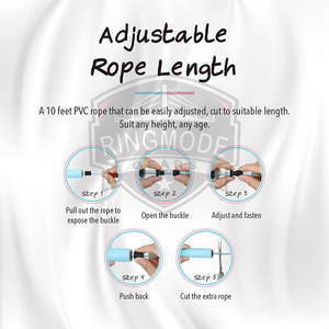 Cuerda de Saltar Profesional de PVC de Alta Calidad con Sistema de Rodamientos de Bolas para una Rotación Suave y Rápida, Longitud Ajustable para Uso en Gimnasio - Product Image 3