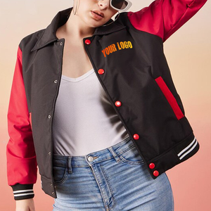 Chaqueta Varsity de Alta Calidad para Mujer, Acolchada y Tejida, Mangas Largas, Logotipo Personalizado, Ecológica, Superventas - Product Image 4