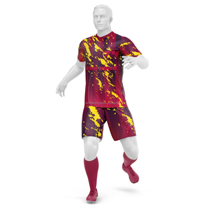 Ensemble maillot et short de football pour homme, conçu pour l'entraînement régulier et les matchs compétitifs, confort et circulation de l'air. - Product Image 3
