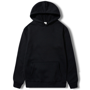 Sudadera con capucha de algodón de alta calidad para hombre, sudadera lisa, estilo urbano, sudadera personalizada - Product Image 4