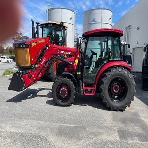 Tracteurs Solis haute performance 4x4 avec cabine et chargeur, tracteur agricole à vendre, prix abordable, tracteur agricole fiable - Product Image 3