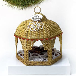 Panier en rotin de style bohème, écologique, petit, en forme de tente de cirque, pour les jouets et les vêtements des enfants, faible MOQ, vente en gros en provenance du Vietnam - Product Image 4