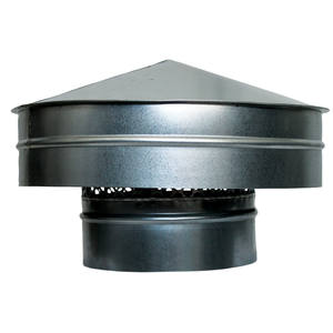 3JW 874463 VIM CTGR 200 Capuchon de pluie en acier galvanisé pour tuyaux d'échappement - Product Image 1