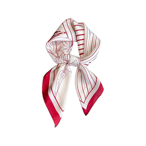 Bandana en coton coloré de haute qualité personnalisé, bandana à logo imprimé sur mesure, foulard en soie personnalisé - Product Image 3