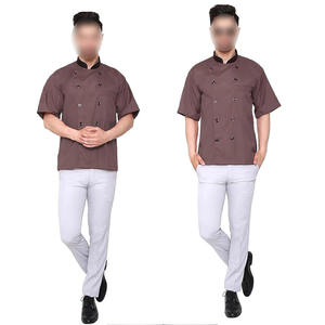 เสื้อเชฟผู้ชายคุณภาพสูงสั่งทำขายส่ง พร้อมปักโลโก้ตามต้องการ สำหรับร้านอาหารและบาร์ - Product Image 4