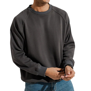 Sudadera de Felpa de Algodón Lavado de Primera Calidad para Hombre, Cuello Redondo, Manga Larga, Estilo Casual y Urbano - Product Image 4