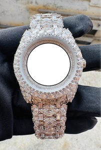 Reloj Mecánico Automático de Acero Inoxidable para Hombre, de Lujo y Alta Calidad, Estilo Vintage, con Diamantes Moissanite, Caja Redonda, NYC DIAMOND EMPIRE - Product Image 6