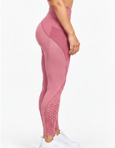 Leggings Deportivos para Mujer, Cintura Alta, para Yoga, Fitness, Running, Entrenamiento, Sin Costuras, Elásticos, de Secado Rápido, Diseño Sólido, 160g, Push-Up - Product Image 2