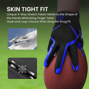 Guantes de Fútbol Gaélico en Oferta, Cómodos, Transpirables, de Cuero y Látex, con Diseño Moderno Estampado, a Bajo Precio, Personalizables - Product Image 3