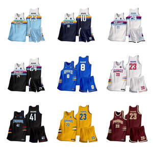 Uniforme de Baloncesto Personalizado en Negro, Blanco, Rosa y Azul, Jersey 2026, Kit de Equipo con Sublimación Completa 2025, Conjunto de Ropa Deportiva Profesional - Product Image 3