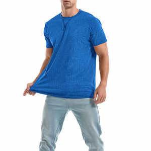T-shirt léger pour homme, qualité supérieure, style streetwear, 100% coton respirant, coupe classique, prix abordable, OEM - Product Image 1