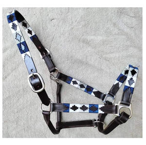 Cabestro Ajustable de Nylon y Cuero, Estilo Silla Inglesa, Resistente, con Hebilla de Latón y Herrajes Metálicos Fuertes, Tamaño Personalizado - Product Image 6