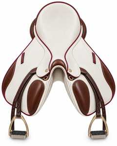 Silla de Montar Inglesa Hecha a Mano en Cuero Genuino para Equitación y Entrenamiento - Product Image 4