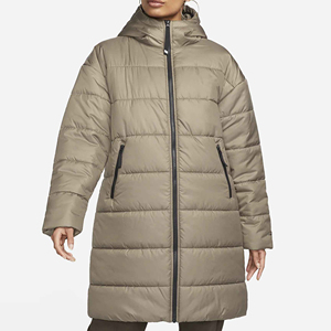 Chaqueta Bomber de Punto para Mujer, Gruesa, Cálida, de Invierno, con Capucha, Reversible, Ligera, al Mejor Precio al por Mayor - Product Image 1