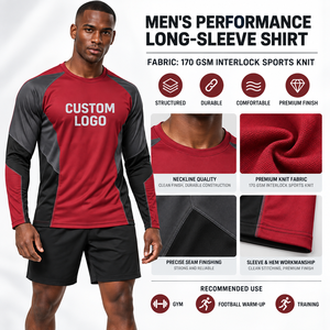 Camiseta Deportiva de Punto para Hombre, de Secado Rápido, Personalizada, de Malla de Poliéster, Absorbente de Humedad, Ecológica, Antiarrugas, para Fitness - Product Image 1
