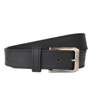 Ceinture en cuir véritable de 1,5 pouce avec logo personnalisé, sangle à cliquet, boucle à verrouillage automatique, produit personnalisable - Product Image 1