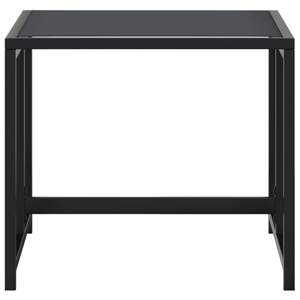 Set di 4 Sedie da Giardino in Tessuto Textilene Nero con Struttura in Acciaio Verniciato a Polvere, Eleganti Sedute per Esterni - Product Image 4