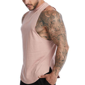 Custom Logo Quick Dry Gym Wear Men High Elastic Fitness Tank Top Compression Sleeveless Muscle Shirt - Product Image 4