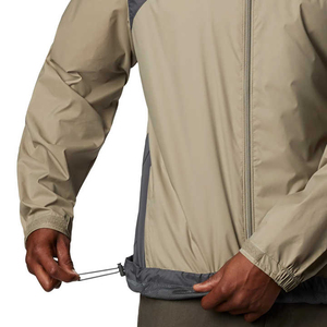 Men <b>Packable</b> Windbreaker <b>Jacket</b> Lightweight Polyester Windproof Water Resistant Breathable Travel Outdoor Sportswear OEM - Product Image 5