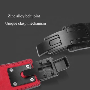 Hebilla de Cinturón Ajustable de Aleación Mego Industry WLB-07, Ajuste Universal, Soporte para Entrenamiento en Gimnasio, Capacidad de Carga de 15 lb, Rojo, Plateado, Negro, Gris - Product Image 5
