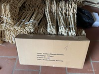 Batteur à tapis en rotin écologique 75 cm, artisanal en roseau, pour le dépoussiérage, outil traditionnel, fabricant vietnamien