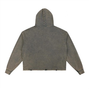 High Quality OEM Service Breathable Winter <b>Men's</b> Vintage Zipper Hoodie Stylish Look 100% Cotton - Product Image 3
