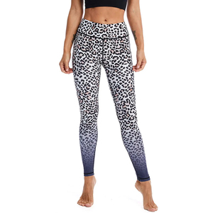 Manufacturer Top Quality Custom Logo Seamless Casual Summer Breathable Fitness Gym Yoga Wear Knitted <b>Leggings</b> Women Mid - Product Image 4