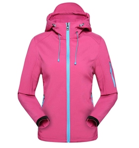 Autumn Waterproof Breathable Softshell Woman Jacket With <b>Zipper</b> Closure OEM ODM Custom Printed Outdoor Sports Wear - Product Image 2