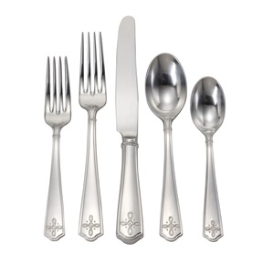 Ensemble de couverts classiques en acier inoxydable avec finition polie miroir pour la maison, les restaurants et l'hôtellerie - Product Image 1