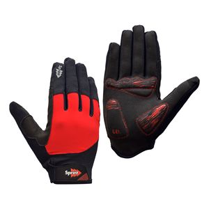 Gants de cyclisme noirs à doigts entiers, respirants, antidérapants, avec paume en gel, pour le vélo et les sports de plein air - Product Image 3