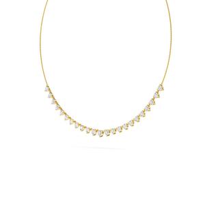 Colgante de Lujo con Diamante Creado en Laboratorio de 3.84 CTW, Claridad VS+, Elaborado en Oro Amarillo de 18K, Joyería Elegante para Mujer, Compromiso - Product Image 1