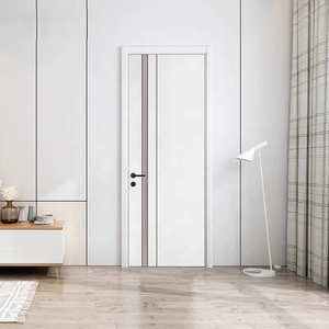 ประตูไม้คอมโพสิตสำเร็จรูปภายใน ป้องกันน้ำ ผิวเรียบ ดีไซน์ทันสมัย สำหรับห้องครัว ห้องน้ำ ห้องนอน ห้องนั่งเล่น และทางเข้า - Product Image 6