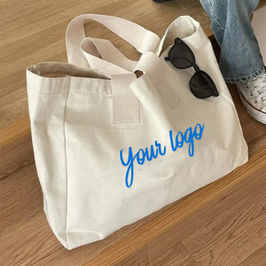 Bolsa de Lona de Algodón para Compras con Logotipo y Tamaño Personalizados - Product Image 1