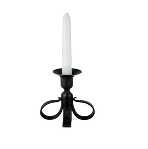 Durable Handmade Blacksmith Hand Forged Genuine Iron <b>Candlestick</b> <b>Holder</b> for Home Wedding Easter Christmas Valentine's Day - Product Image 1