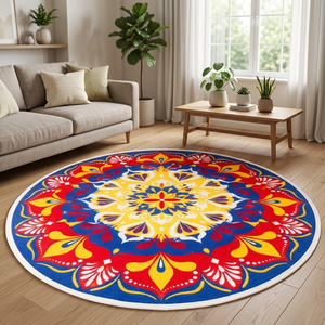 Tapis de salon moderne en jute à poils plats, motif géométrique, fabriqué à la machine, modèle 2026, adapté aux animaux domestiques, antidérapant, écologique - Product Image 3