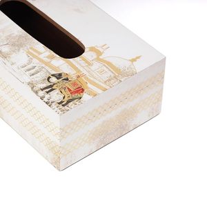 Oriental Minimalist <b>Paper</b> <b>Tissue</b> Box Cover & Napkin Case for Home Hotel Bathroom Decor - Product Image 2