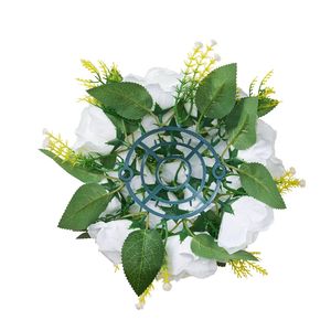 10 Pezzi di Sfere di Rose Artificiali da 9,5 Pollici di Diametro, Composizione Floreale per Bouquet da Matrimonio e Centrotavola, Fiori Finti Stile Rosa - Product Image 5